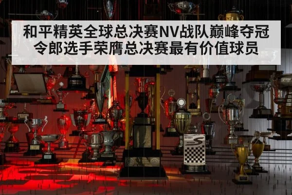 和平精英全球总决赛NV战队巅峰夺冠 令郎选手荣膺总决赛最有价值球员